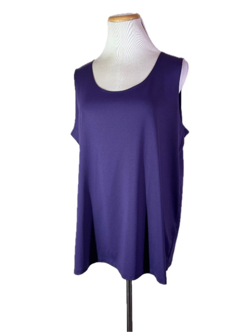 Chico's Size 4 (XXL) Purple Stretchy Tank Top Sleeveless